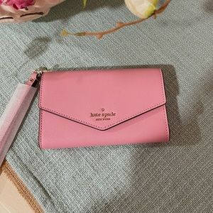 Kate Spade Laurel Way Pink iPhone Wristlet - New with Tags